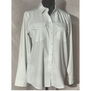 Eddie Bauer Palest Green Blouse, Size Small